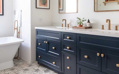 Should Bathroom Cabinets Be Lighter or Darker Than Walls?
